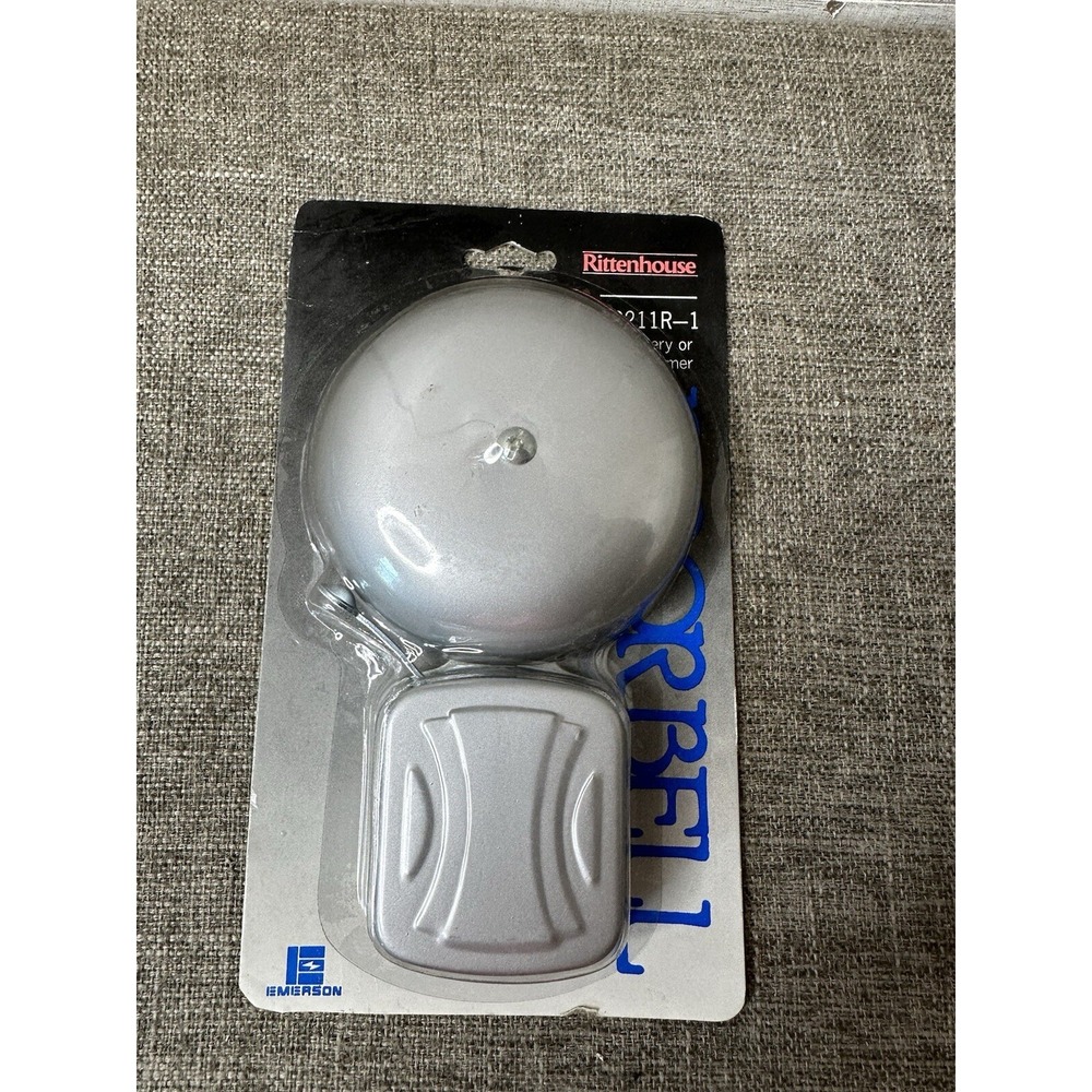Rittenhouse Silver Door Bell Battery or Transformer C8211R-1